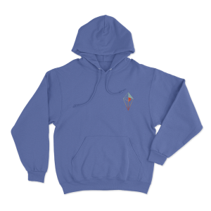 Atlas Unisex Hoodie Blue