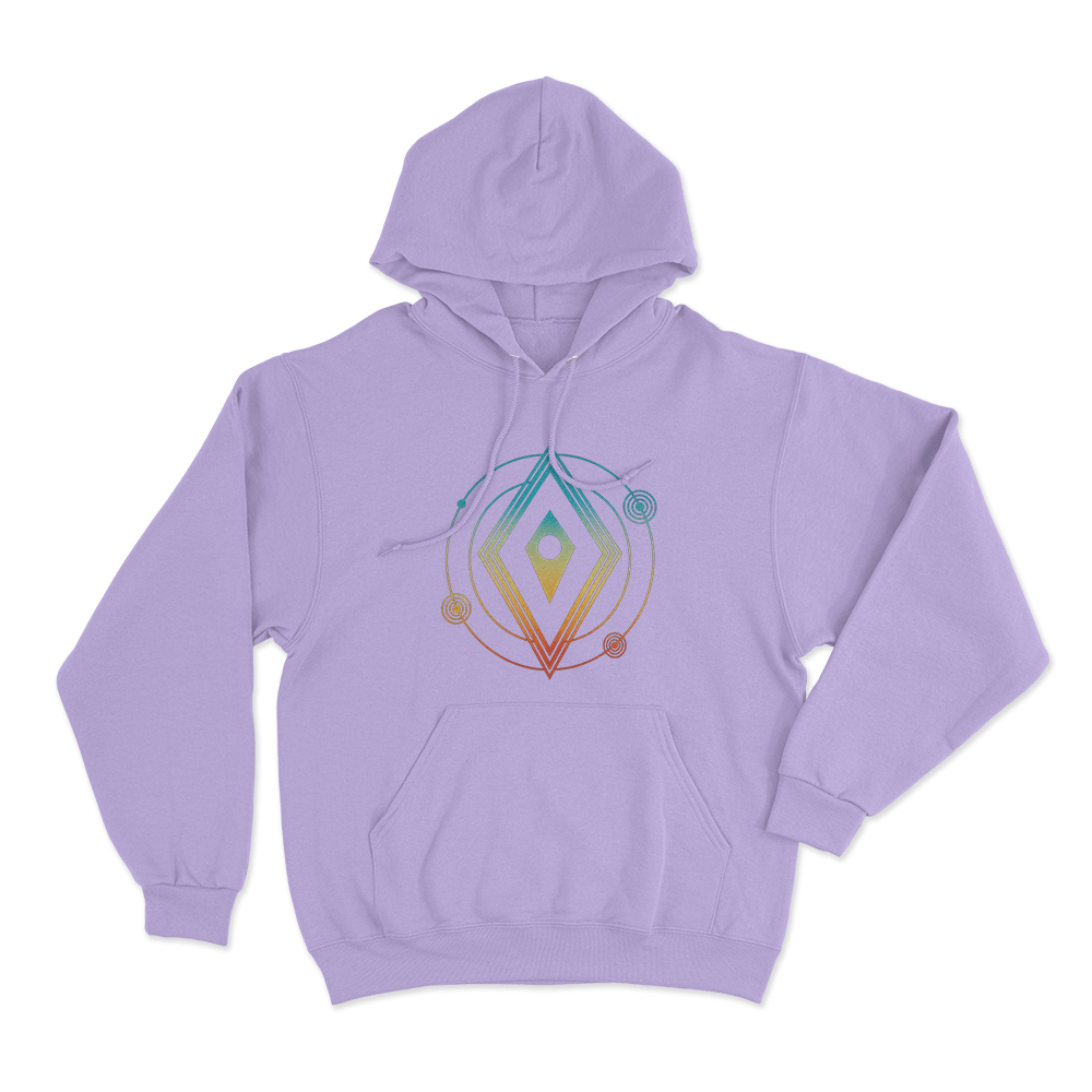 Cosmic Atlas Orbit Unisex Hoodie Purple Cosmic Atlas Orbit Unisex Hoodie Purple
