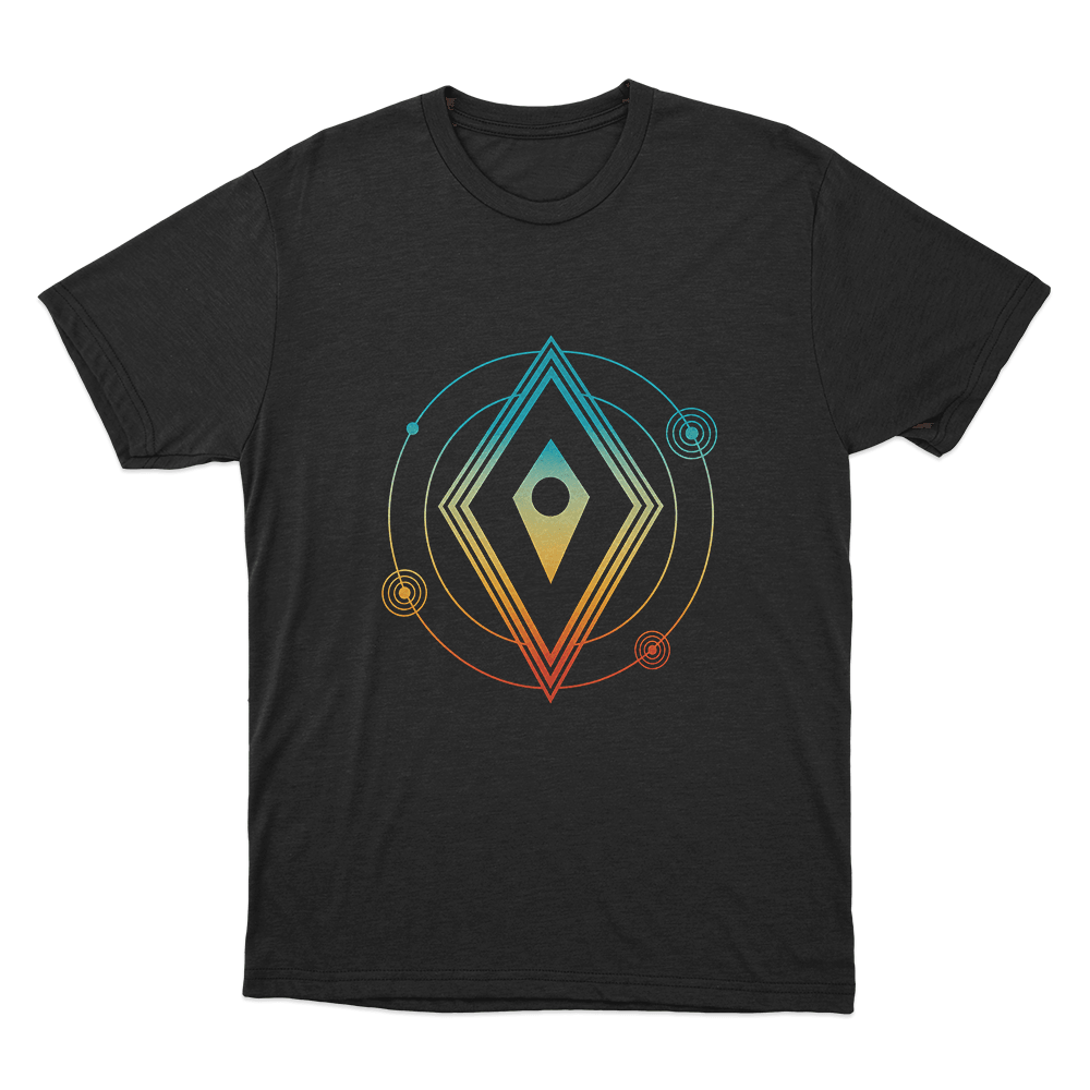 Cosmic Atlas Orbit Unisex T Shirt Black Cosmic Atlas Orbit Unisex T Shirt Black