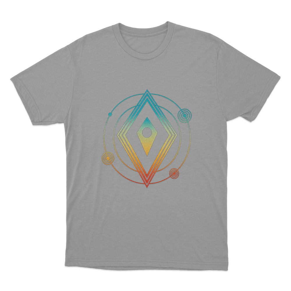 Cosmic Atlas Orbit Unisex T Shirt Grey Cosmic Atlas Orbit Unisex T Shirt Grey