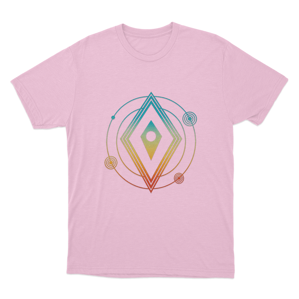 Cosmic Atlas Orbit Unisex T Shirt Pink Cosmic Atlas Orbit Unisex T Shirt Pink