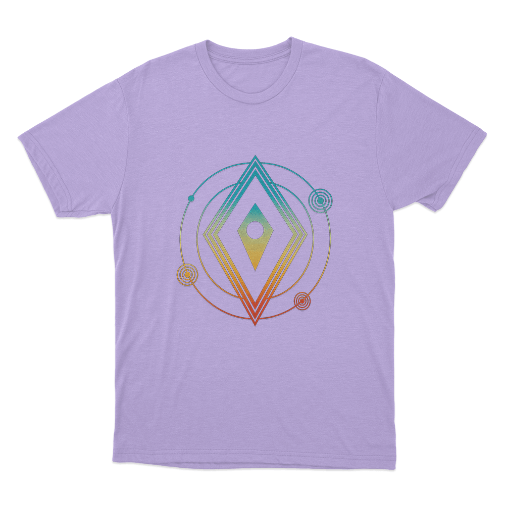 Cosmic Atlas Orbit Unisex T Shirt Purple Cosmic Atlas Orbit Unisex T Shirt Purple