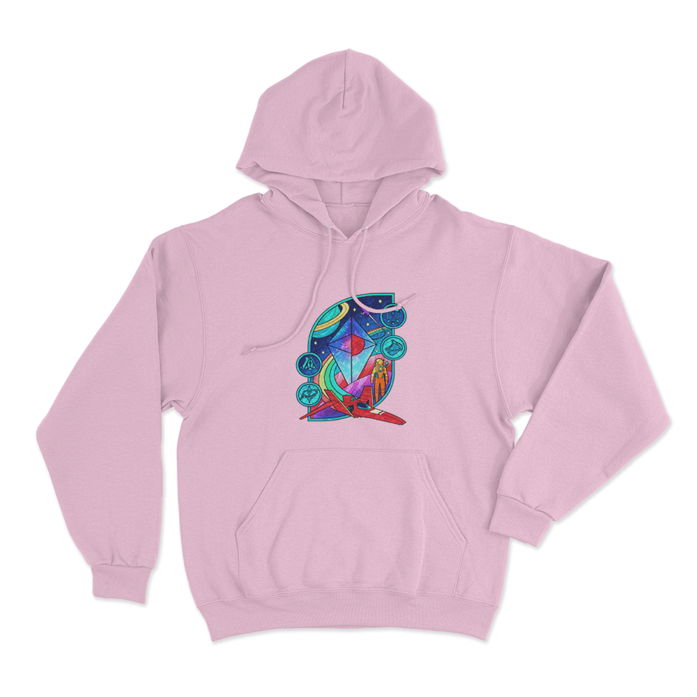 Galactic Explorer Adventure Unisex Hoodie Pink Galactic Explorer Adventure Unisex Hoodie Pink