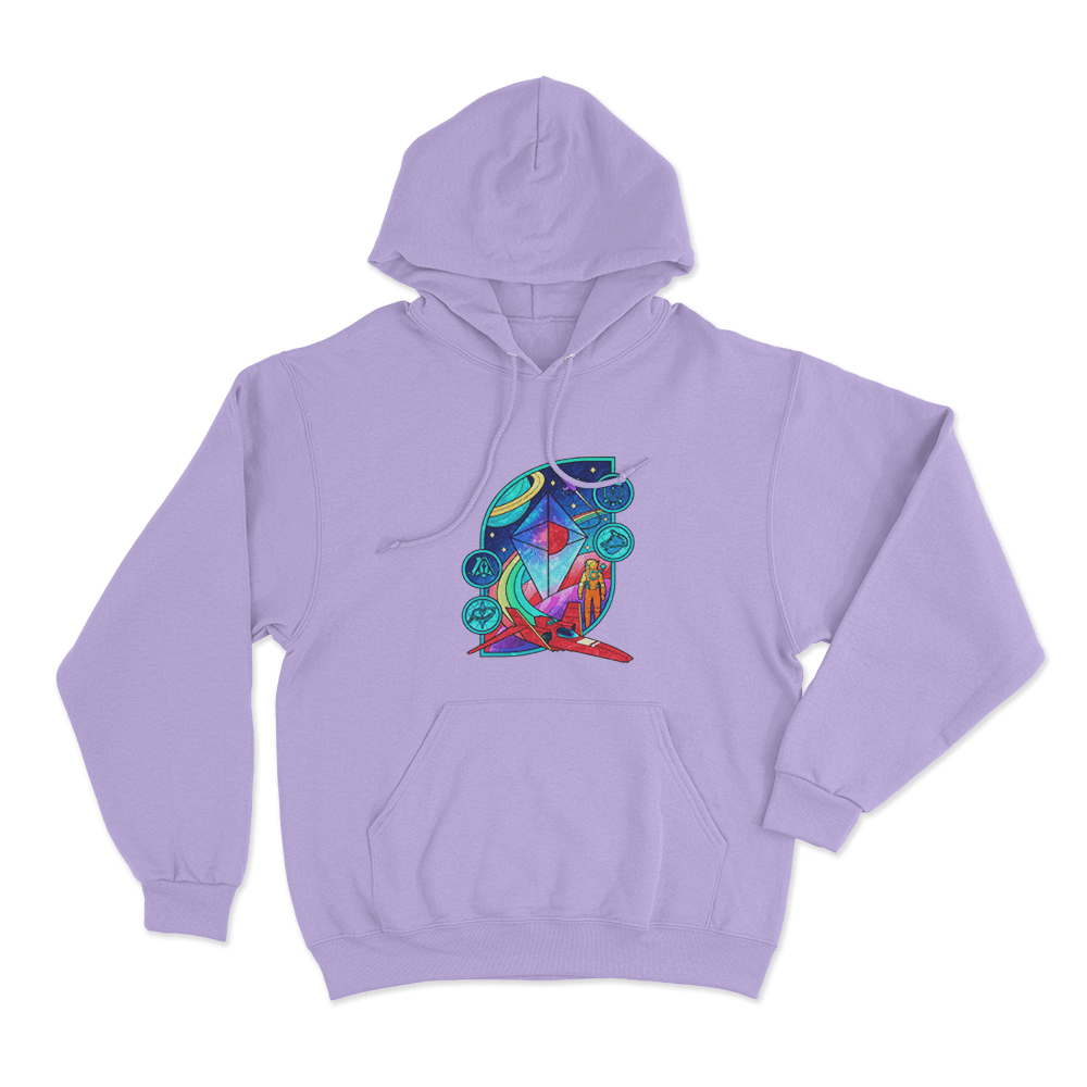 Galactic Explorer Adventure Unisex Hoodie Purple Galactic Explorer Adventure Unisex Hoodie Purple