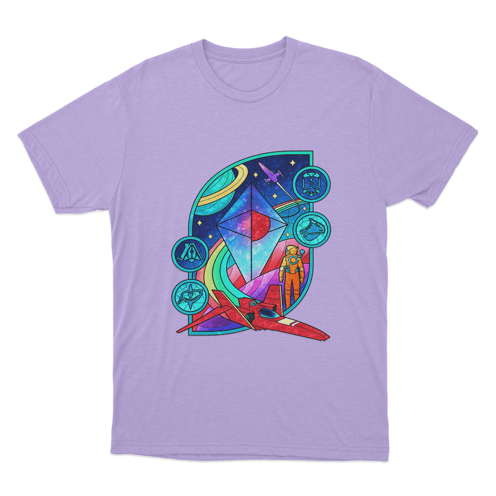 Galactic Explorer Adventure Unisex T Shirt Purple Galactic Explorer Adventure Unisex T Shirt Purple
