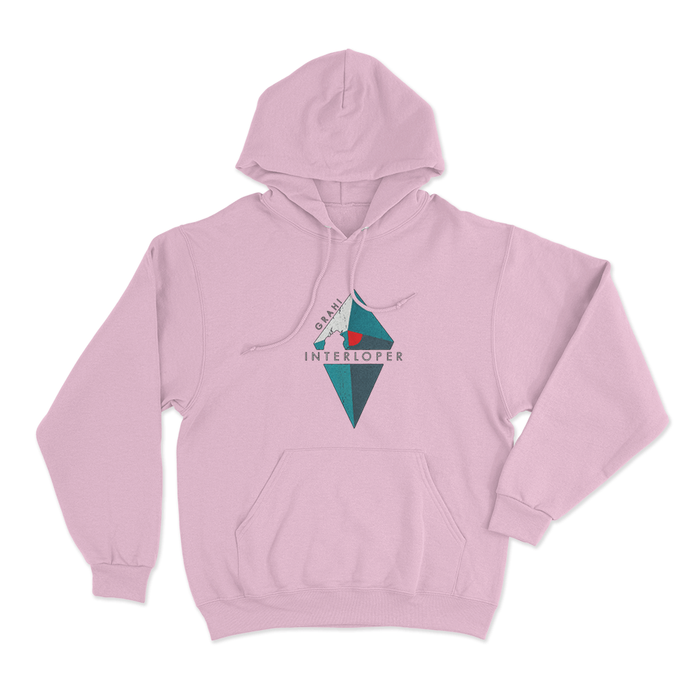 Interloper Unisex Hoodie Pink Interloper Unisex Hoodie Pink