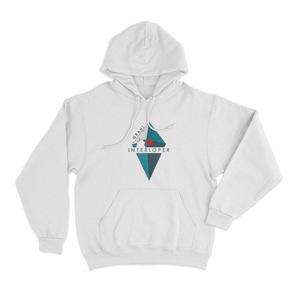 Interloper Unisex Hoodie White Interloper Unisex Hoodie White