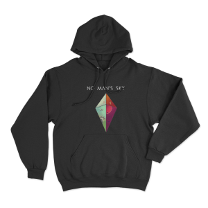 No Mans Sky Diamond Worlds Unisex Hoodie Black