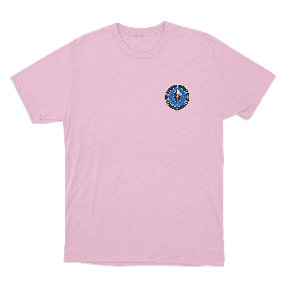 No Mans Sky Emblem Unisex T Shirt Pink No Mans Sky Emblem Unisex T Shirt Pink