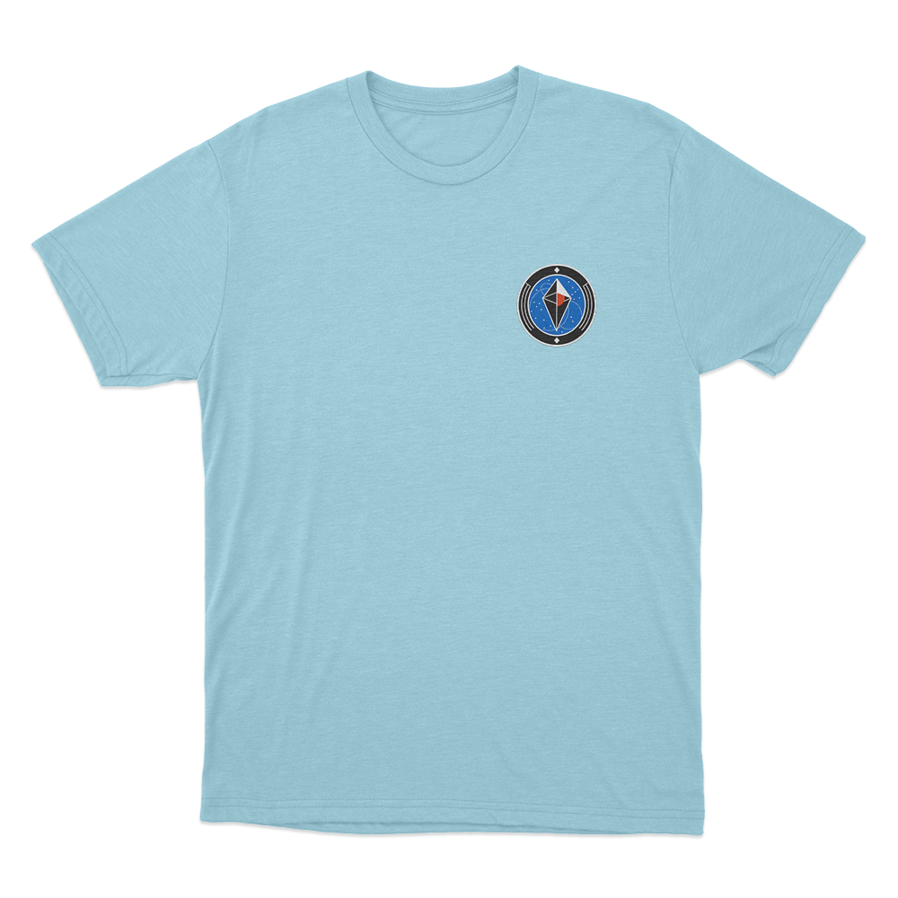 No Mans Sky Emblem Unisex T Shirt Sky Blue No Mans Sky Emblem Unisex T Shirt Sky Blue