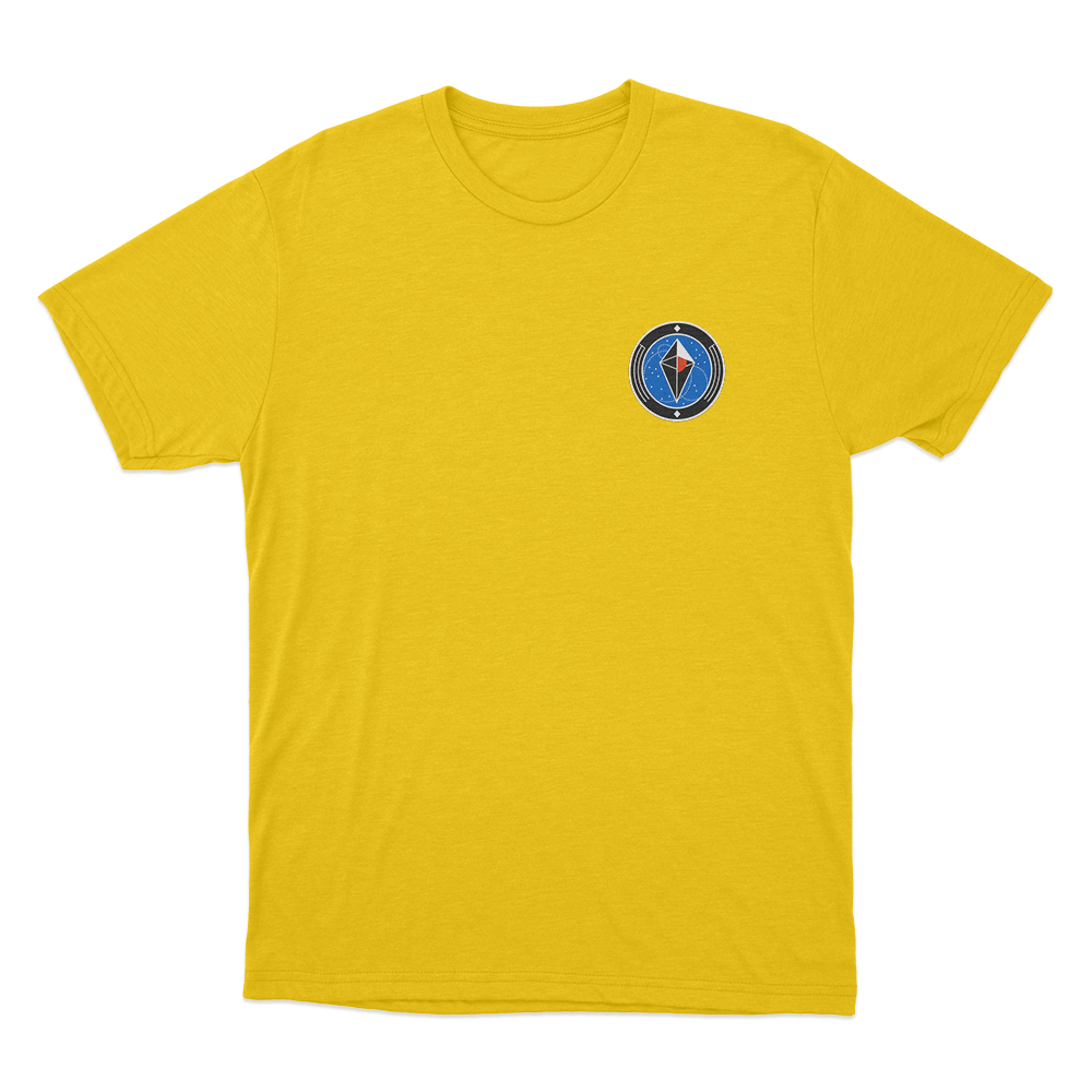 No Mans Sky Emblem Unisex T Shirt Yellow No Mans Sky Emblem Unisex T Shirt Yellow