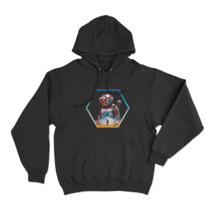 No Mans Sky Explorer Unisex Hoodie Black 1