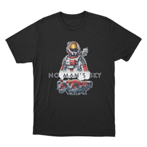 No Mans Sky Explorer Unisex T Shirt Black