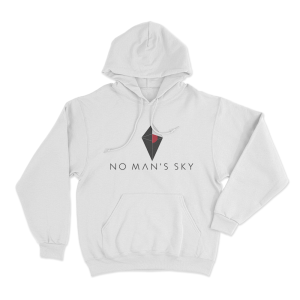 No Mans Sky Logo Unisex Hoodie White